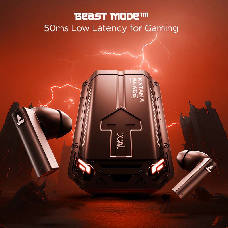 boAt Immortal Katana Blade 2.0 Gaming True Wireless Earbuds (Black)