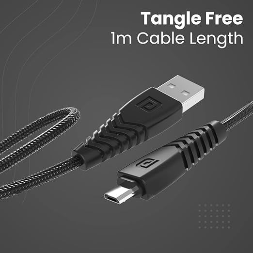 Portronics Konnect B Micro USB Cable – Fast Charging & Data Sync Cable