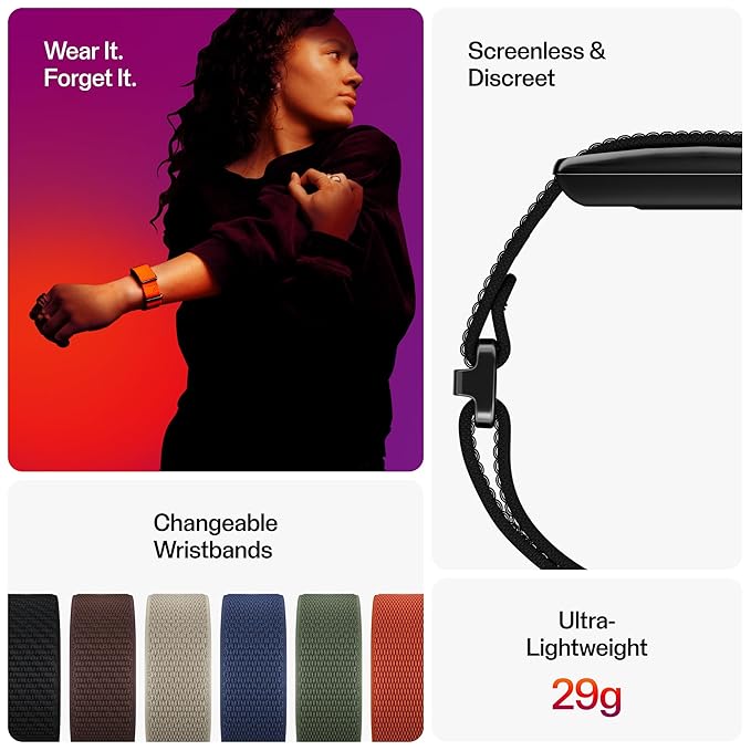 Polar Loop Gen 2 Screen-Free Wellness Tracker Black