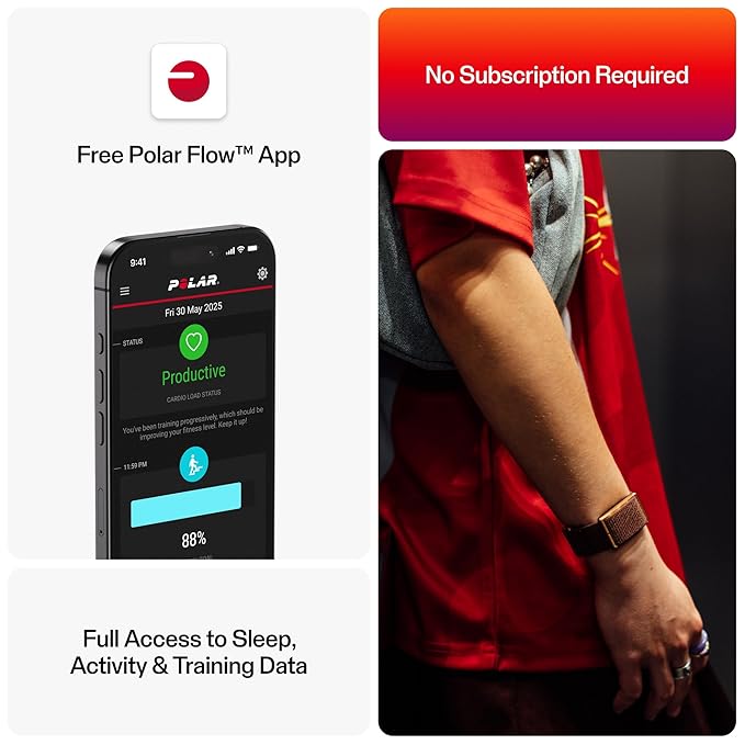 Polar Loop Gen 2 Screen-Free Wellness Tracker Black
