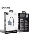 Lenyes AX135 2-in-1 USB Type-C Audio Splitter Adapter