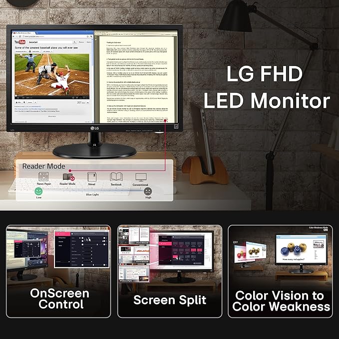 LG 19M38LB 19-Inch LED Monitor