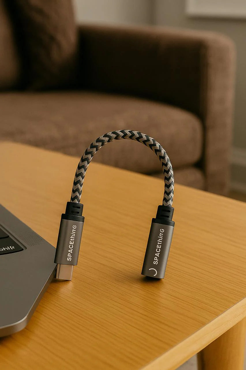 SPACEthing Type-C to AUX Cable – USB-C to 3.5mm Audio Adapter Cable