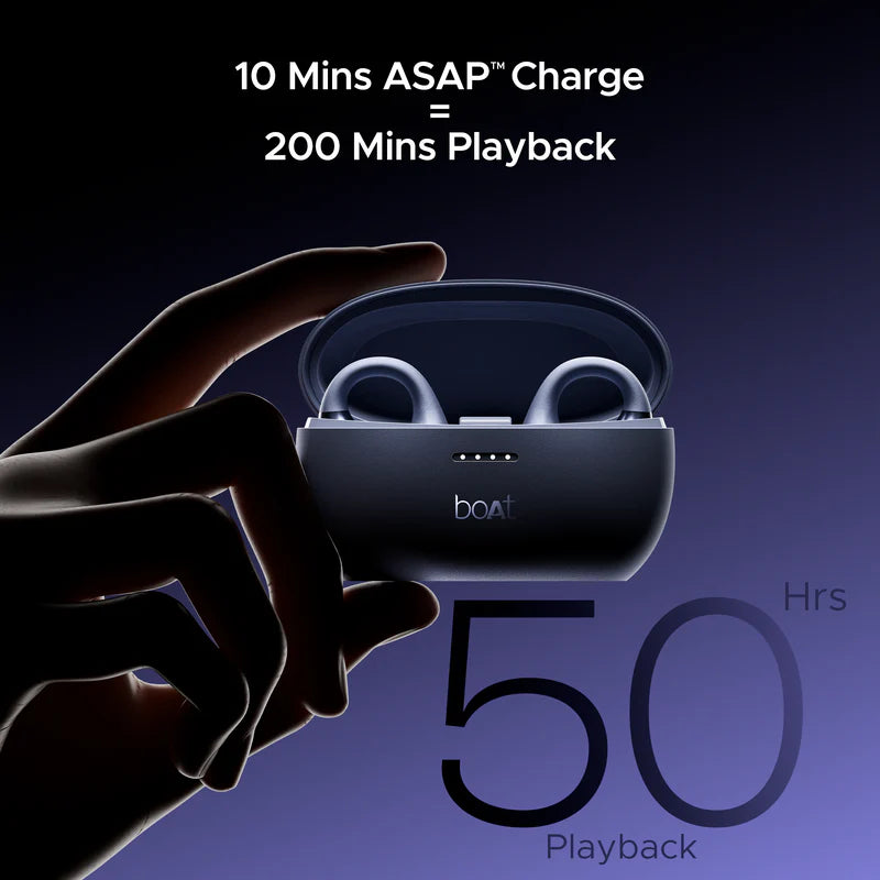 boAt Airdopes Loop Bluetooth Wireless Earbuds (Lavender Mist)