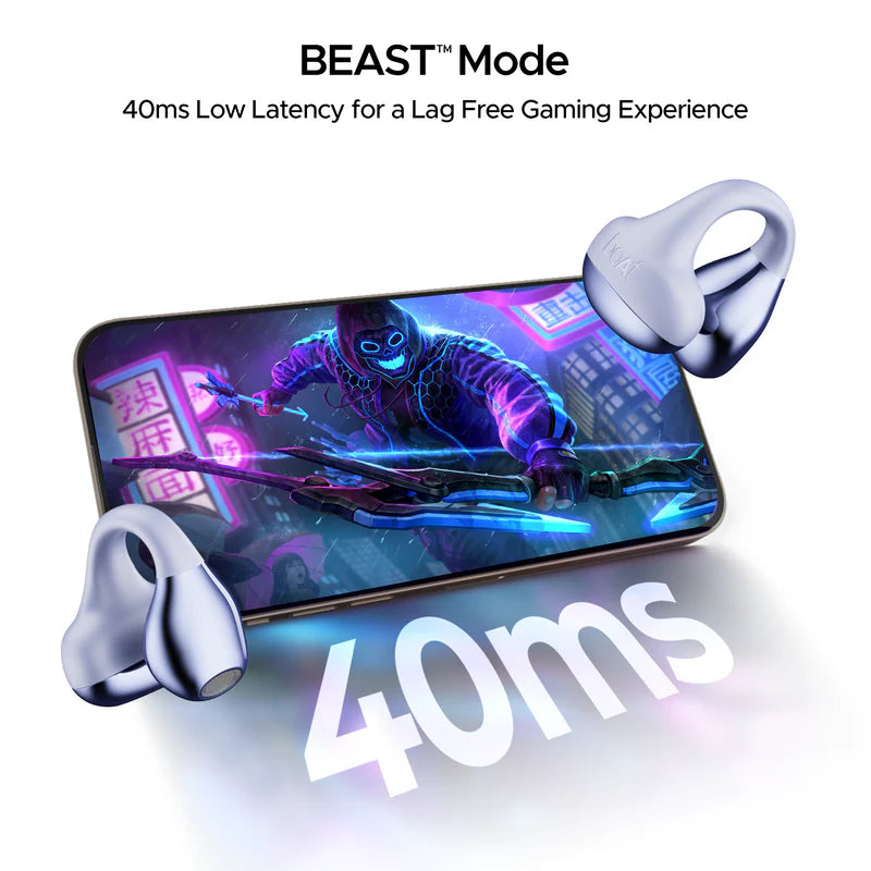 boAt Airdopes Loop Bluetooth Wireless Earbuds (Lavender Mist)