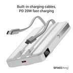 SPACEthing Luzern 10000mAh MagSafe Wireless Power Bank White
