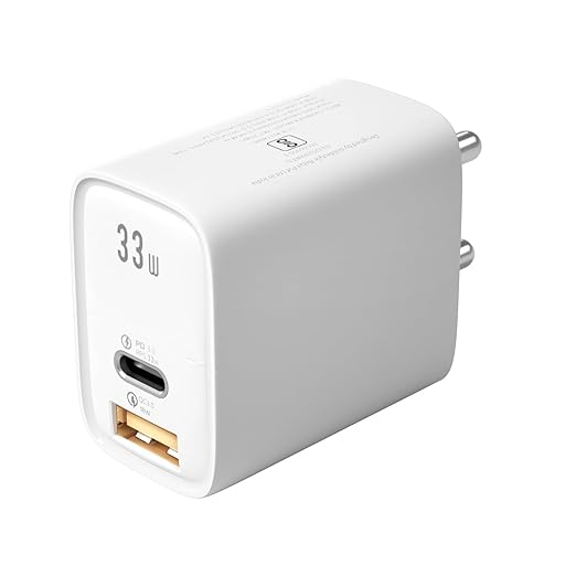 Muvtech Air Dash PD33W-06193 Charger – Dual Port Fast Charging Adapter