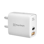 Muvtech Air Dash PD33W-06193 Charger – Dual Port Fast Charging Adapter