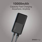SPACEthing Milos 10000mAh PD 22.5W Power Bank Black