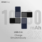 SPACEthing Milos 10000mAh PD 22.5W Power Bank Black