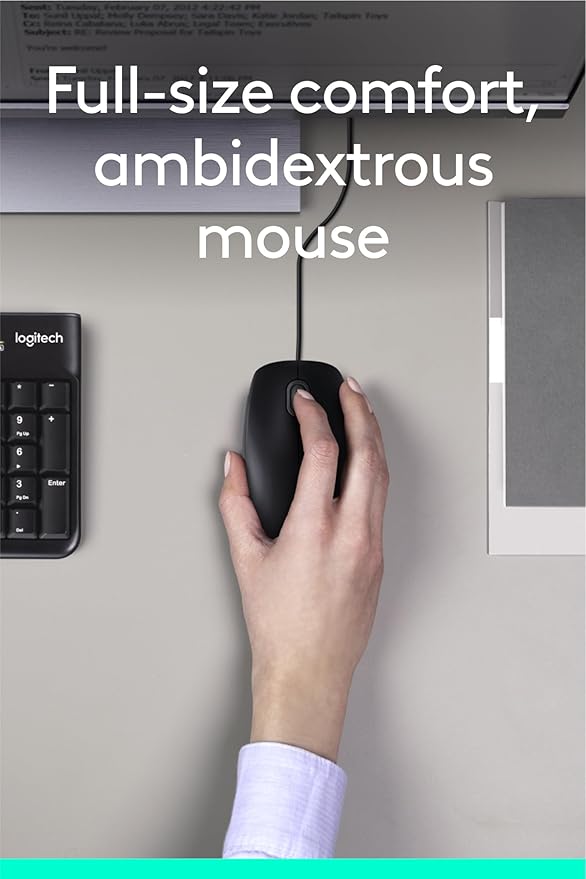 Logitech MK120 Wired Keyboard and Mouse Combo
