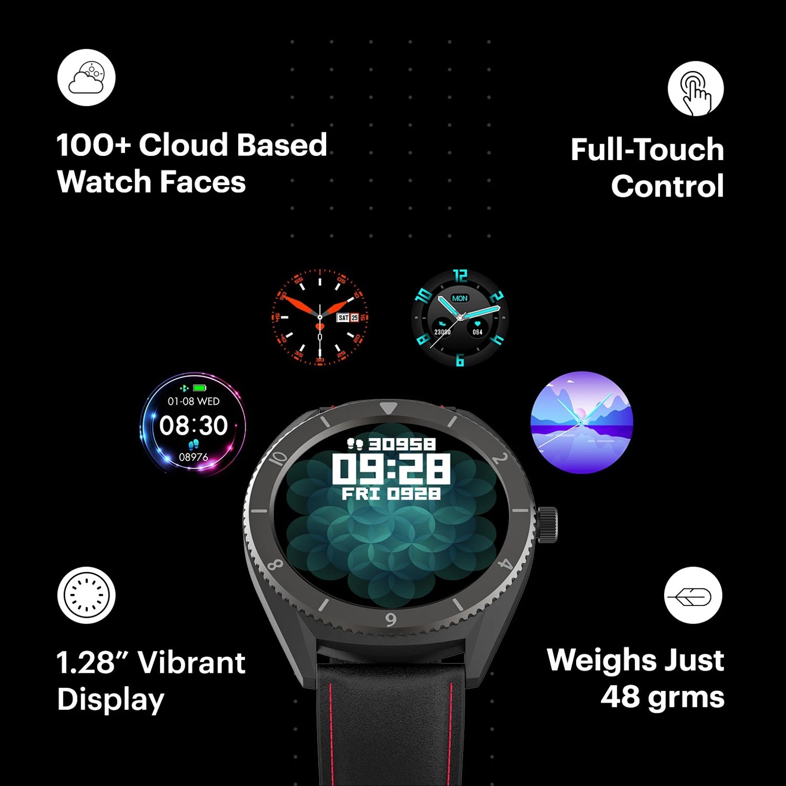NoiseFit Endure Smartwatch Leather