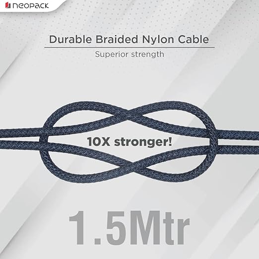 Neopack USB-C to USB-C 60W Cable – Fast Charging & Data Sync Cable