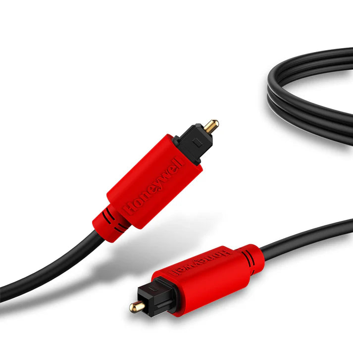 Honeywell Optical Cable – Digital Toslink Audio Cable for TV, Soundbar & Home Theatre