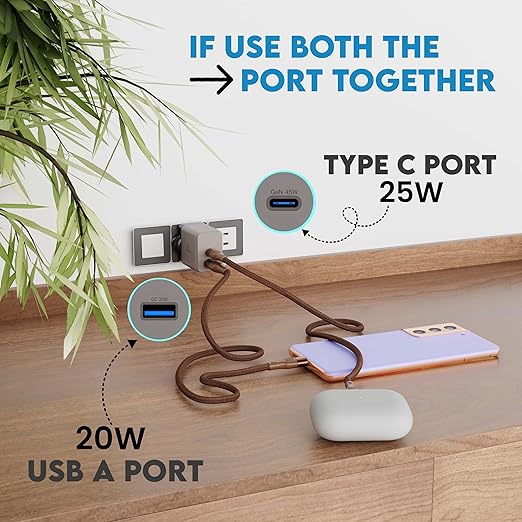 Phonokart Type-C SOLO4-45 Charger – 45W PD Super Fast Charging Adapter