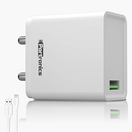 Portronics Adapto One 18W Fast Wall Charger
