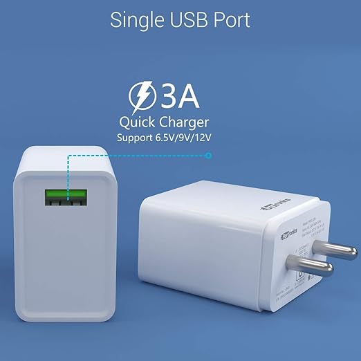Portronics Adapto One 18W Fast Wall Charger