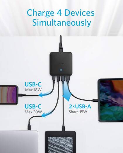 Anker PowerPort Atom III Charger – GaN Fast Charging Wall Adapter