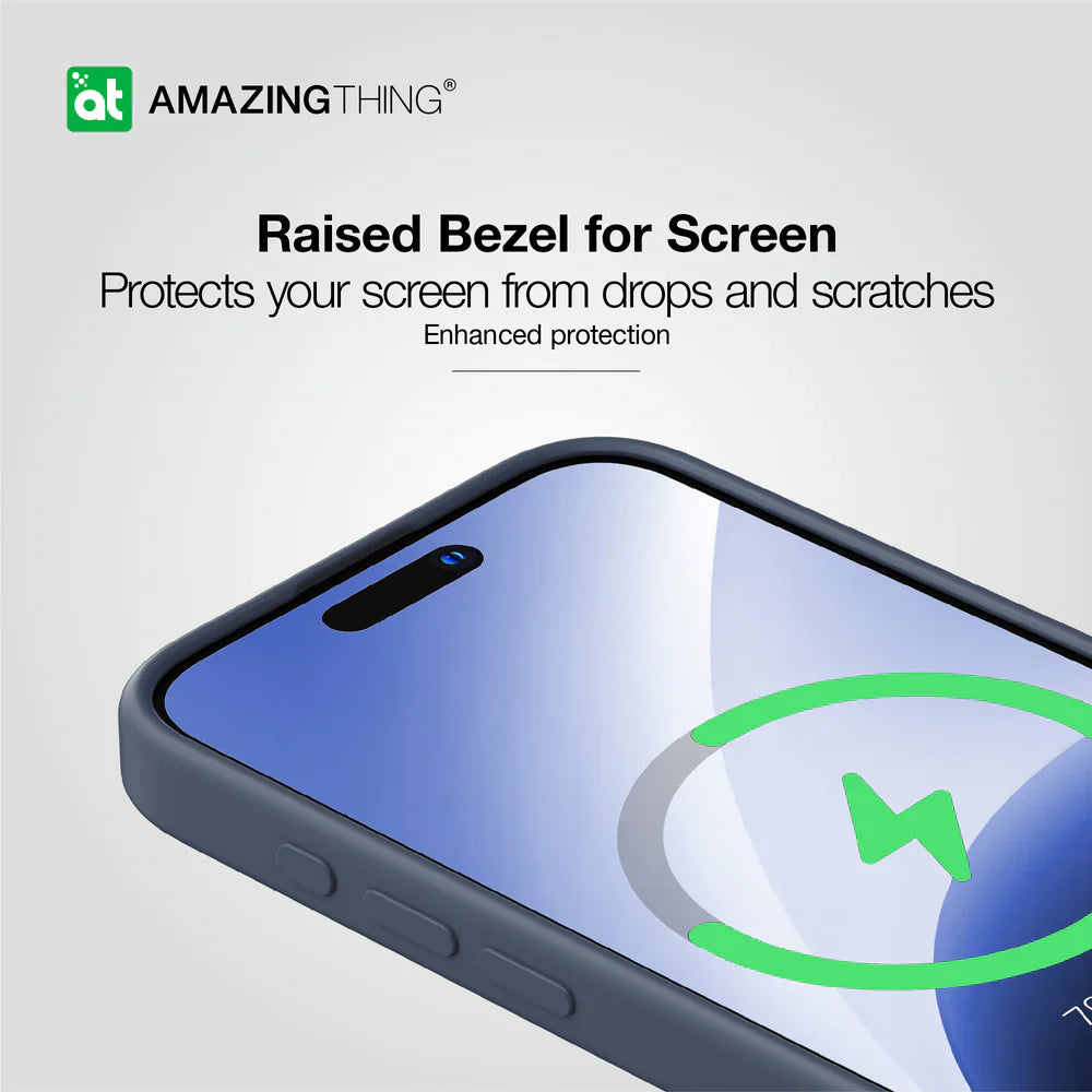 AMAZINGthing iPhone 15 Pro Mobile Case – Blue