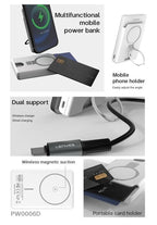 Lenyes PW0006D 5000mAh Magnetic Wireless Power Bank