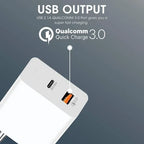 DELO PD-56 Dual USB 20W Fast Charger with QC 3.0