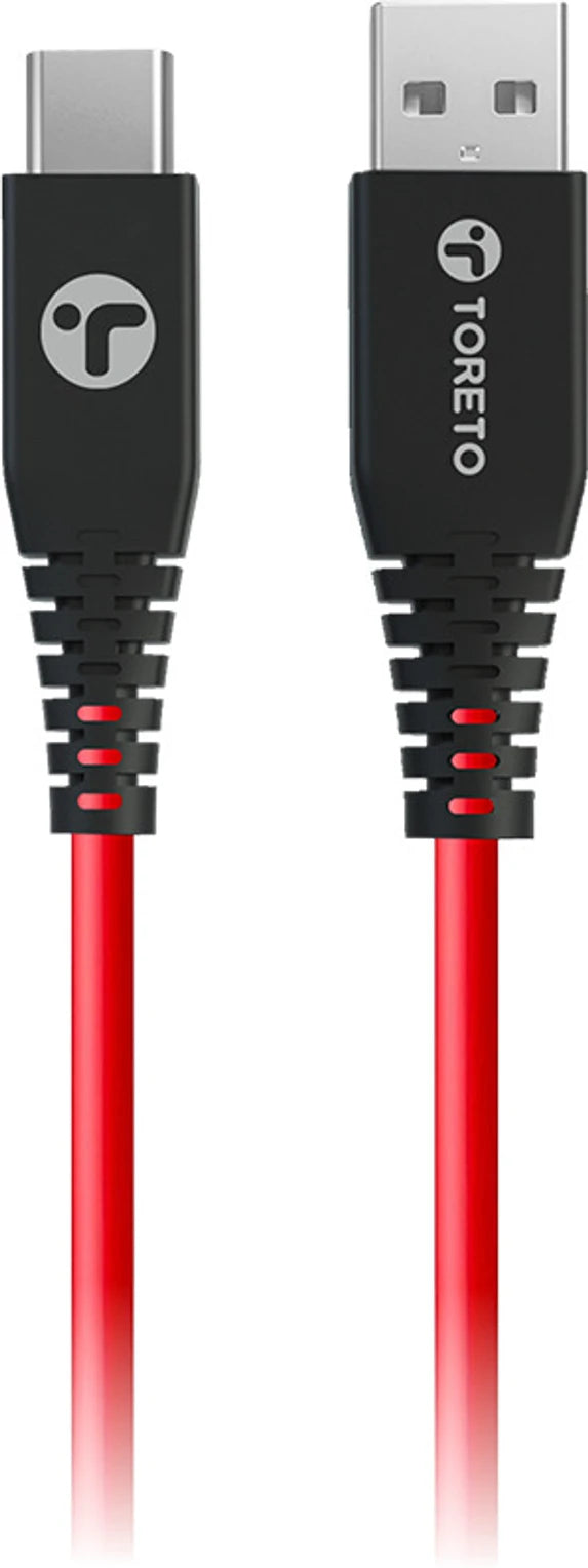 Toreto TOR-866 Tor-Cord Dash Type-C Cable – Fast Charging & Data Sync Cable