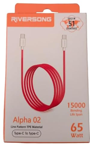 Riversong Alpha 02 Type-C Cable CT177C – Fast Charging & Data Sync Cable