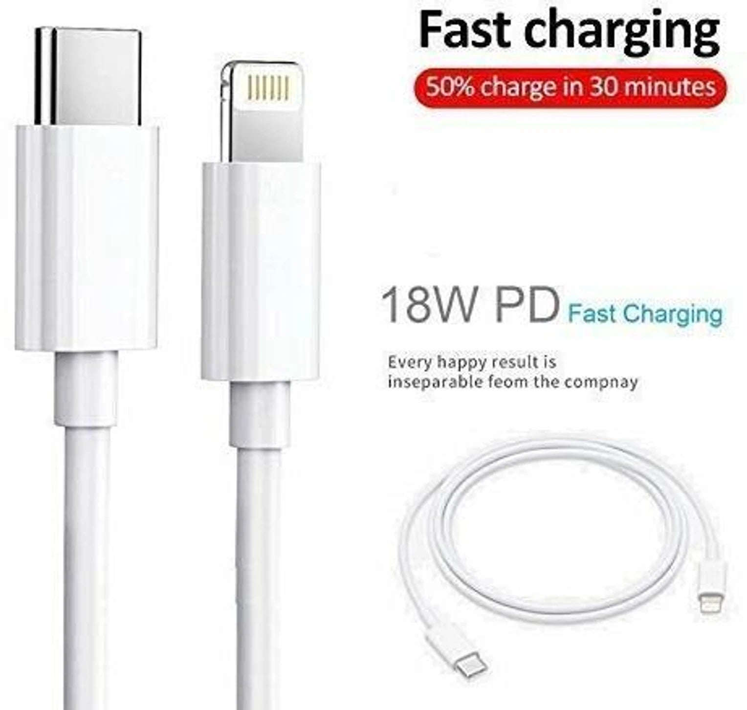 Riversong Type-C to Lightning Cable – Fast Charging & Data Sync Cable for iPhone