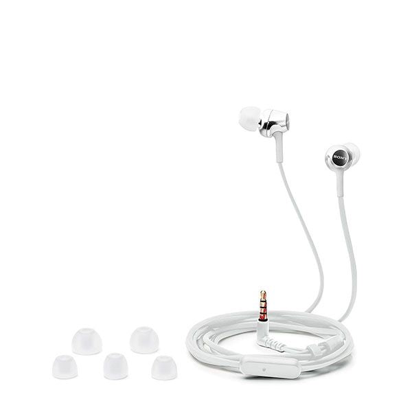 Sony MDR-EX155AP In-Ear Wired Earphones (White)