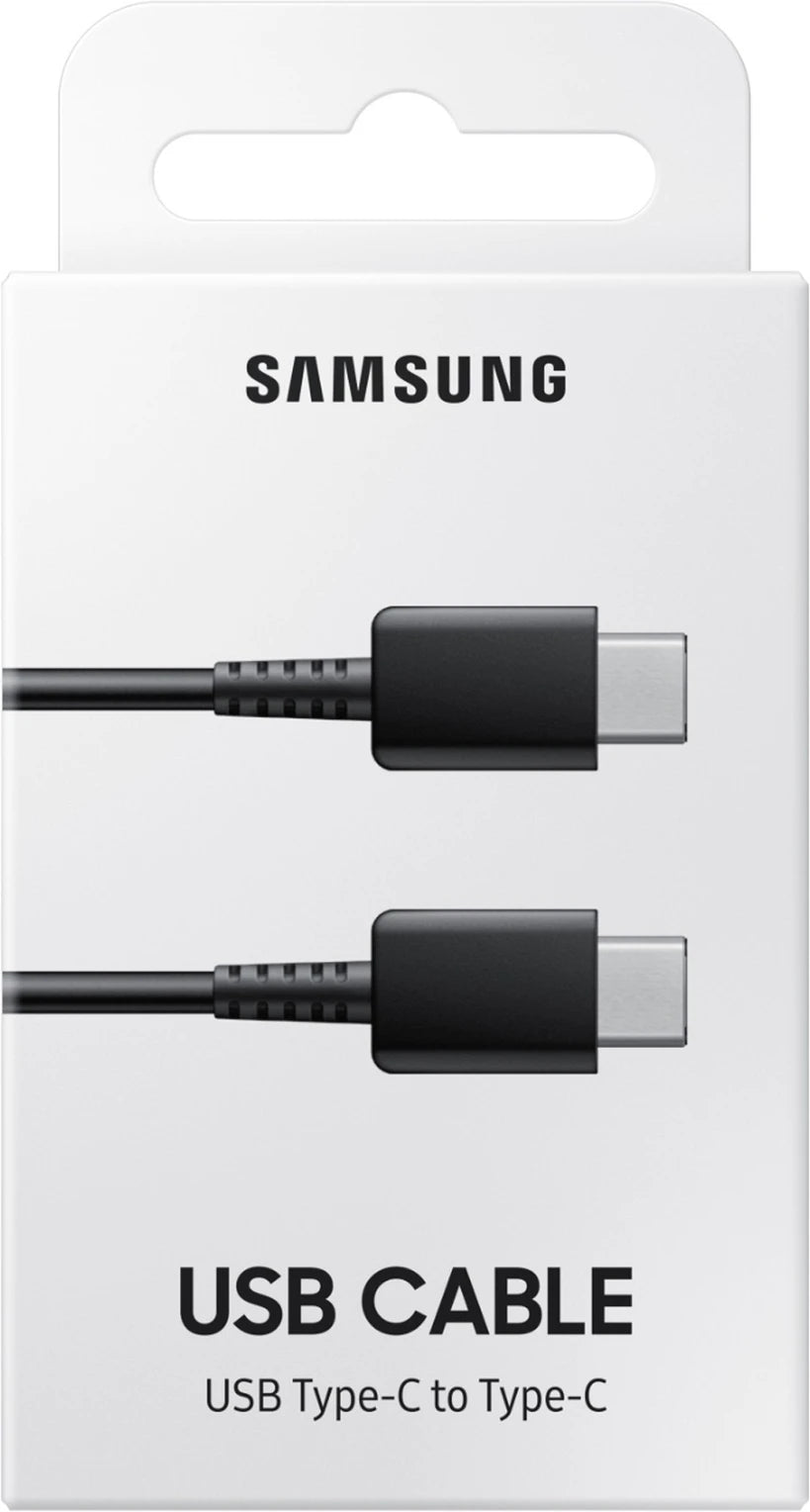 Samsung EP-DA705BBEGIN USB-C to USB-C Cable – Fast Charging Data Cable (Black)