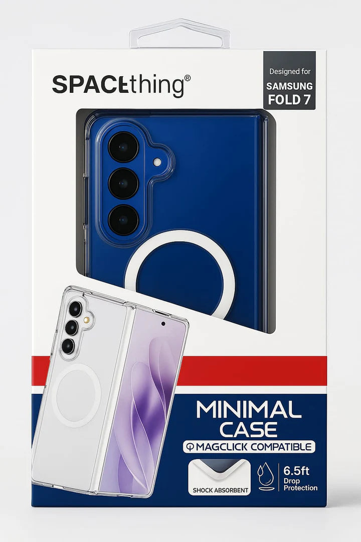 SpaceThing Minimal Case for Samsung Galaxy Z Fold7 Smoke (94952)