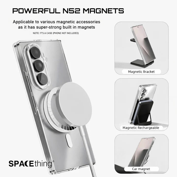 SpaceThing Minimal Case for Samsung Galaxy Z Fold7 Smoke (94952)