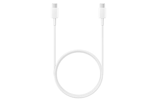 Samsung EP-DA705BWEGIN USB-C to USB-C Cable – Fast Charging Data Cable (White)