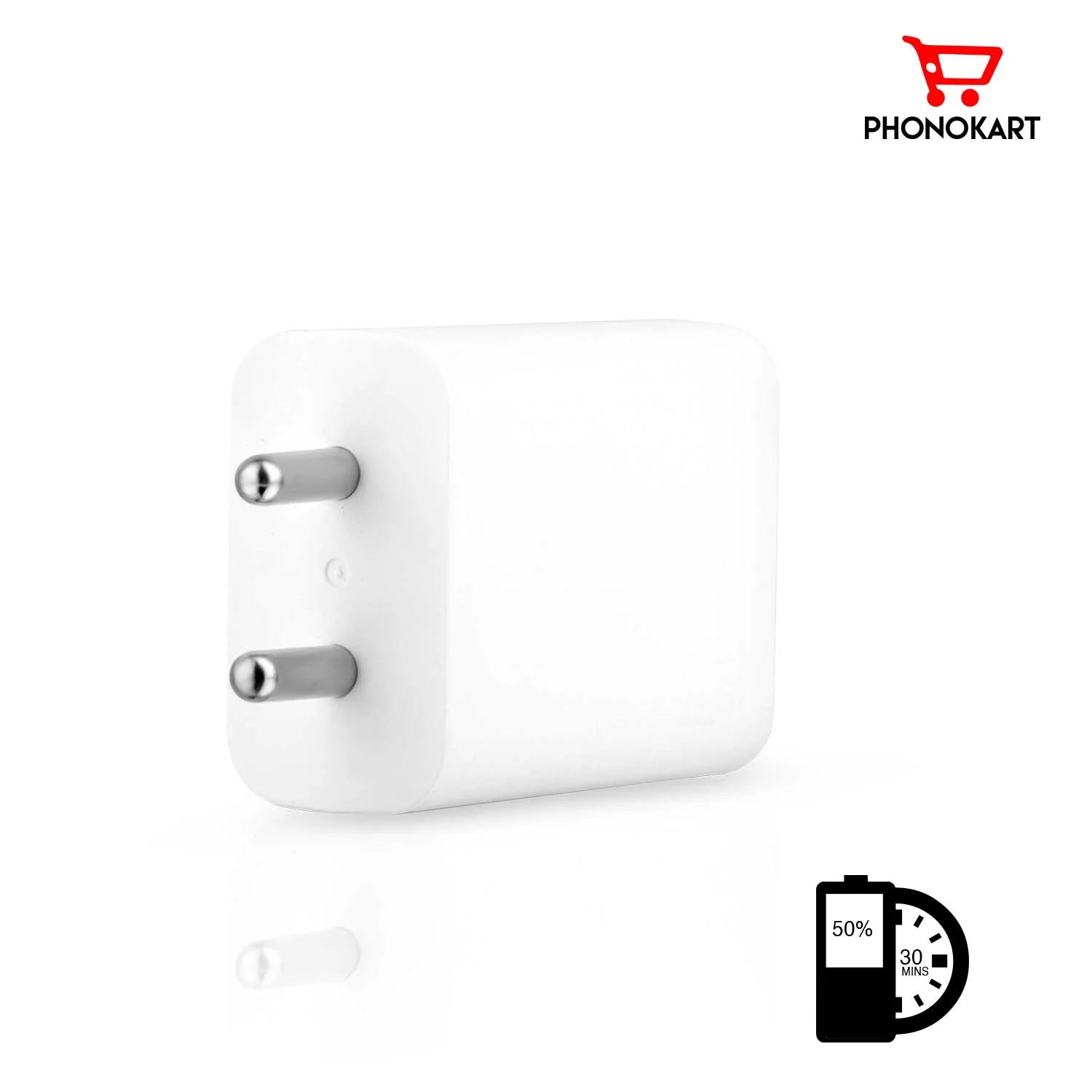Phonokart Type-C SOLO 44 Charger – 44W Fast Charging Adapter