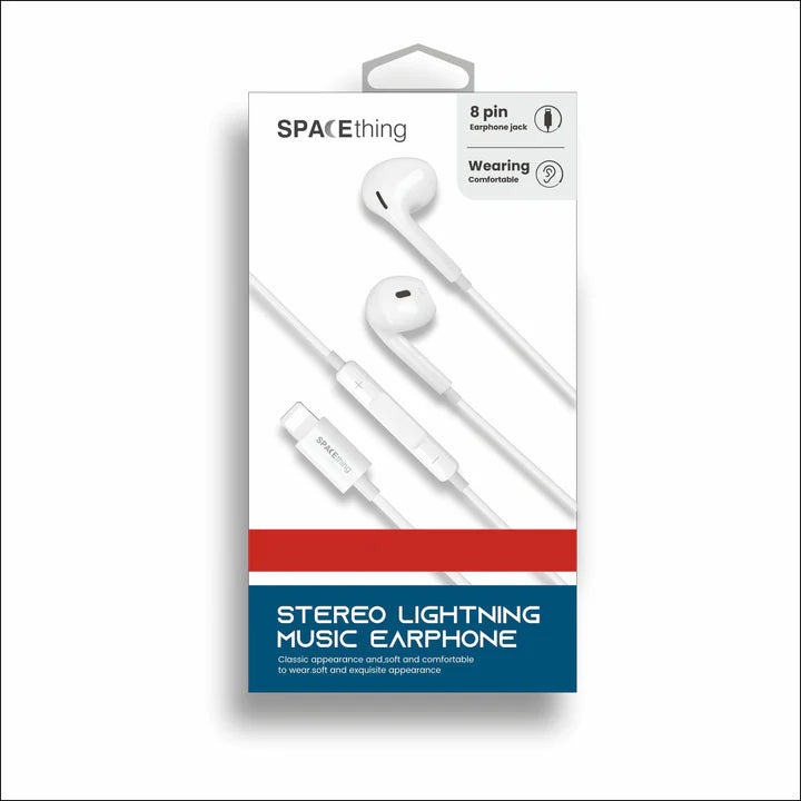SpaceThing Stereo Music Lightning Earphones