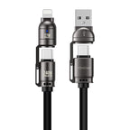 GRIPP PowerUp Stretch 4-in-1 Cable – Black