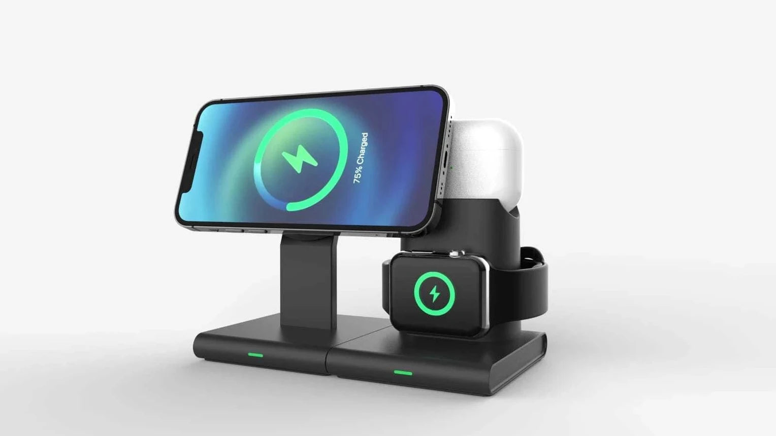 Muvtech AirMag Trio Go – 3-in-1 Magnetic Wireless Charging Station