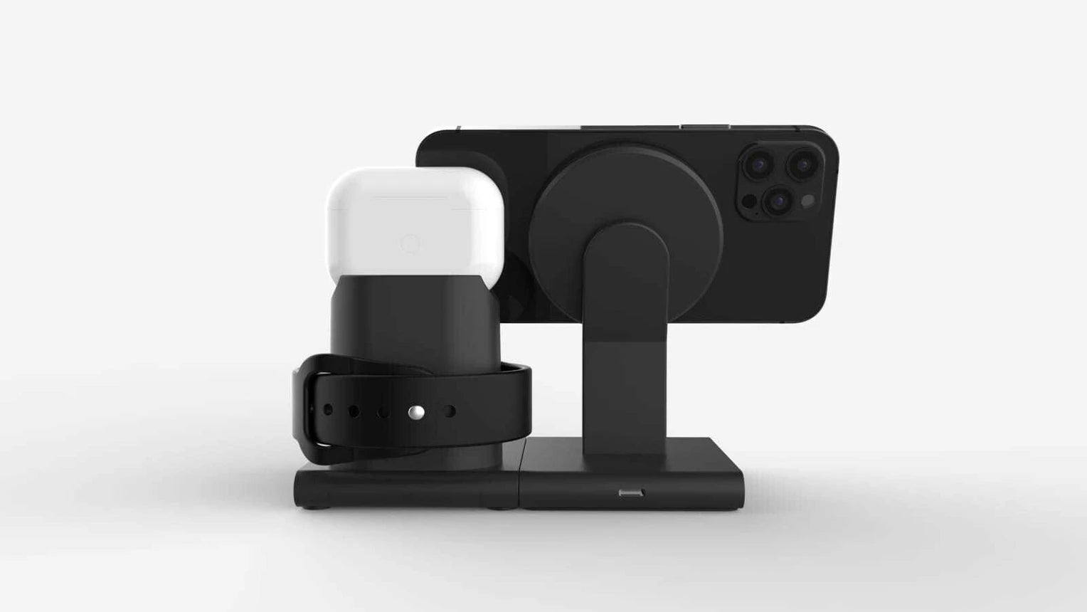 Muvtech AirMag Trio Go – 3-in-1 Magnetic Wireless Charging Station