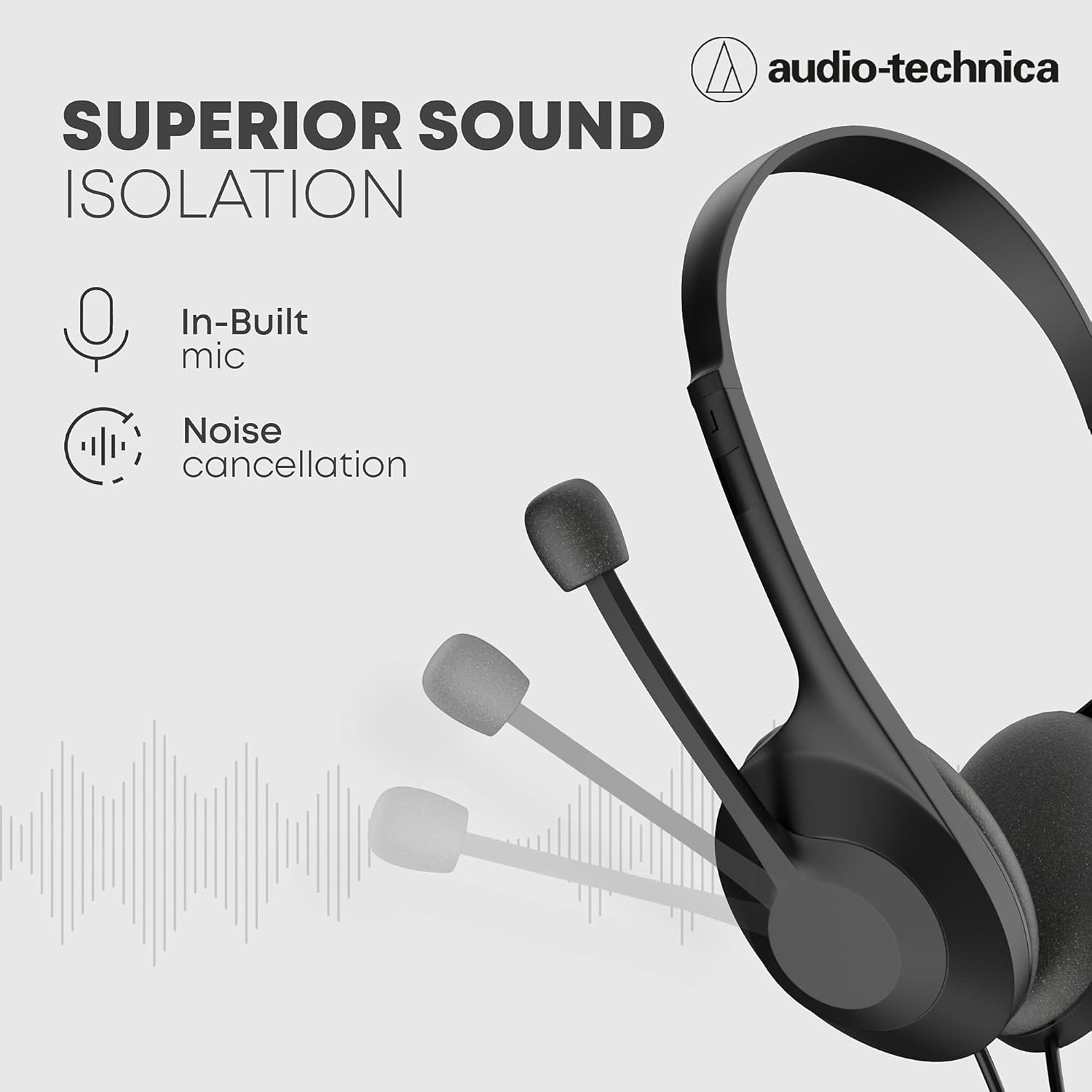 Audio-Technica ATH-102USB USB Headset (Black)