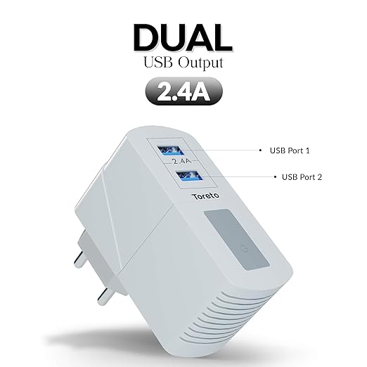 Toreto Remix Duo TOR-513 – 2-in-1 Dual USB Charger & Bluetooth Speaker