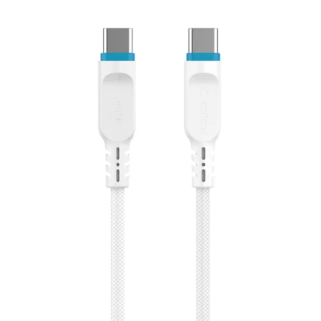 Stuffcool TUG Braided 60W USB-C to USB-C Cable White