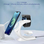 Stuffcool Wireless WC360 – 3-in-1 Magnetic Wireless Charging Station