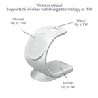 Stuffcool Wireless WC360 – 3-in-1 Magnetic Wireless Charging Station