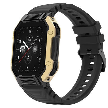Fire-Boltt Shark Smartwatch with 4.6 cm IPS Square Display (Black)