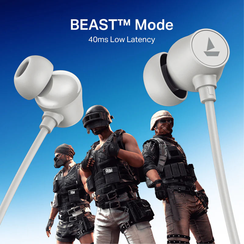 boAt Rockerz Zen ANC Bluetooth Wireless Headphones (Ivory White)